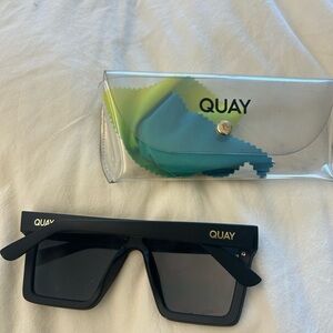 Quay Australia Black Sunglasses with Case